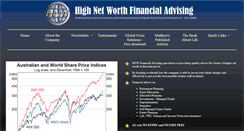 Desktop Screenshot of hnwfinancialadvising.com.au