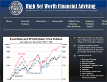 Tablet Screenshot of hnwfinancialadvising.com.au